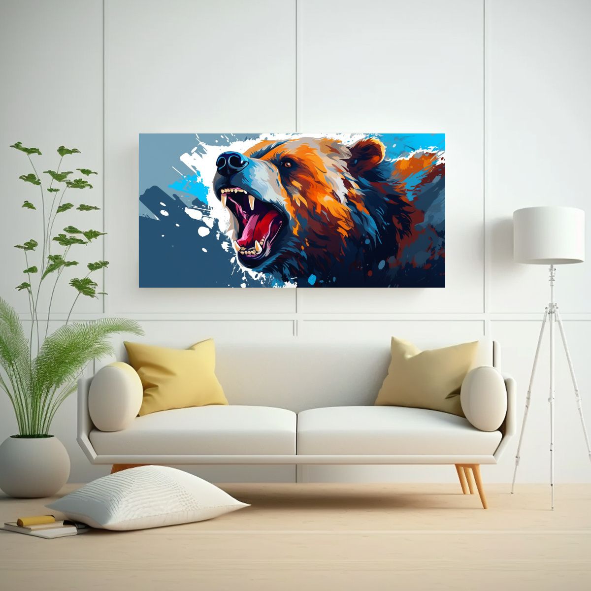 GENERICO - Pinturas Decorativas Impactantes De Arte 140x70 Cm