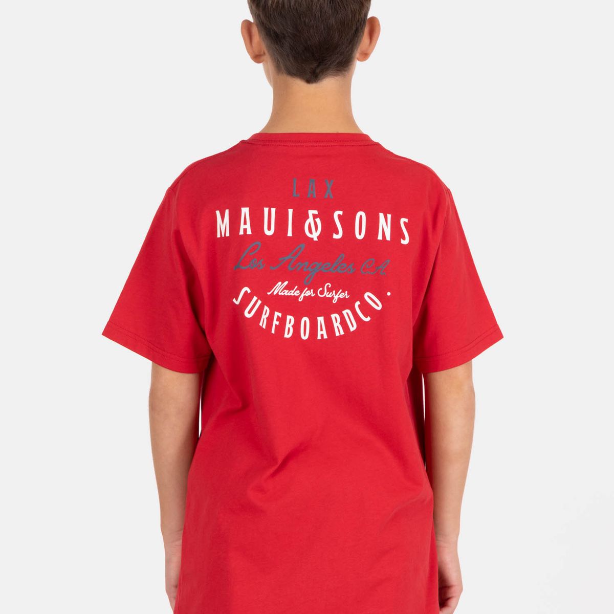 MAUI AND SONS - Polera MC OlaTribe Rojo Infantil Maui And Sons - Rojo