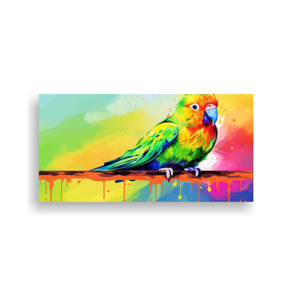 GENERICO - Cuadro Tonos Equilibrio Visual Canarios En 140x70 Cm.