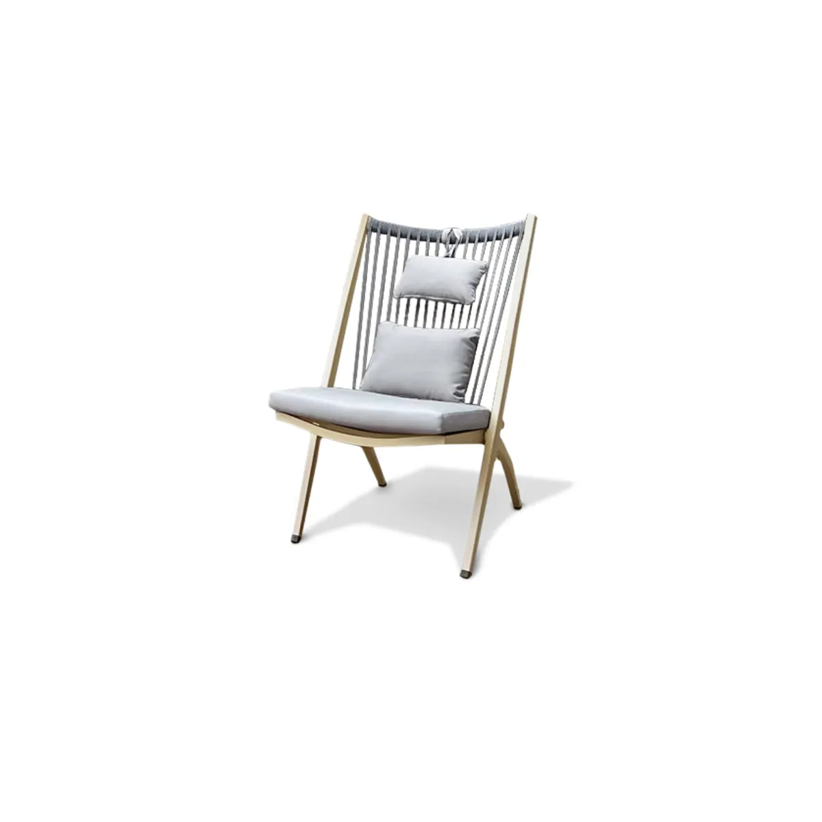 TODO TERRAZA - Silla Lounge para terraza Taupe