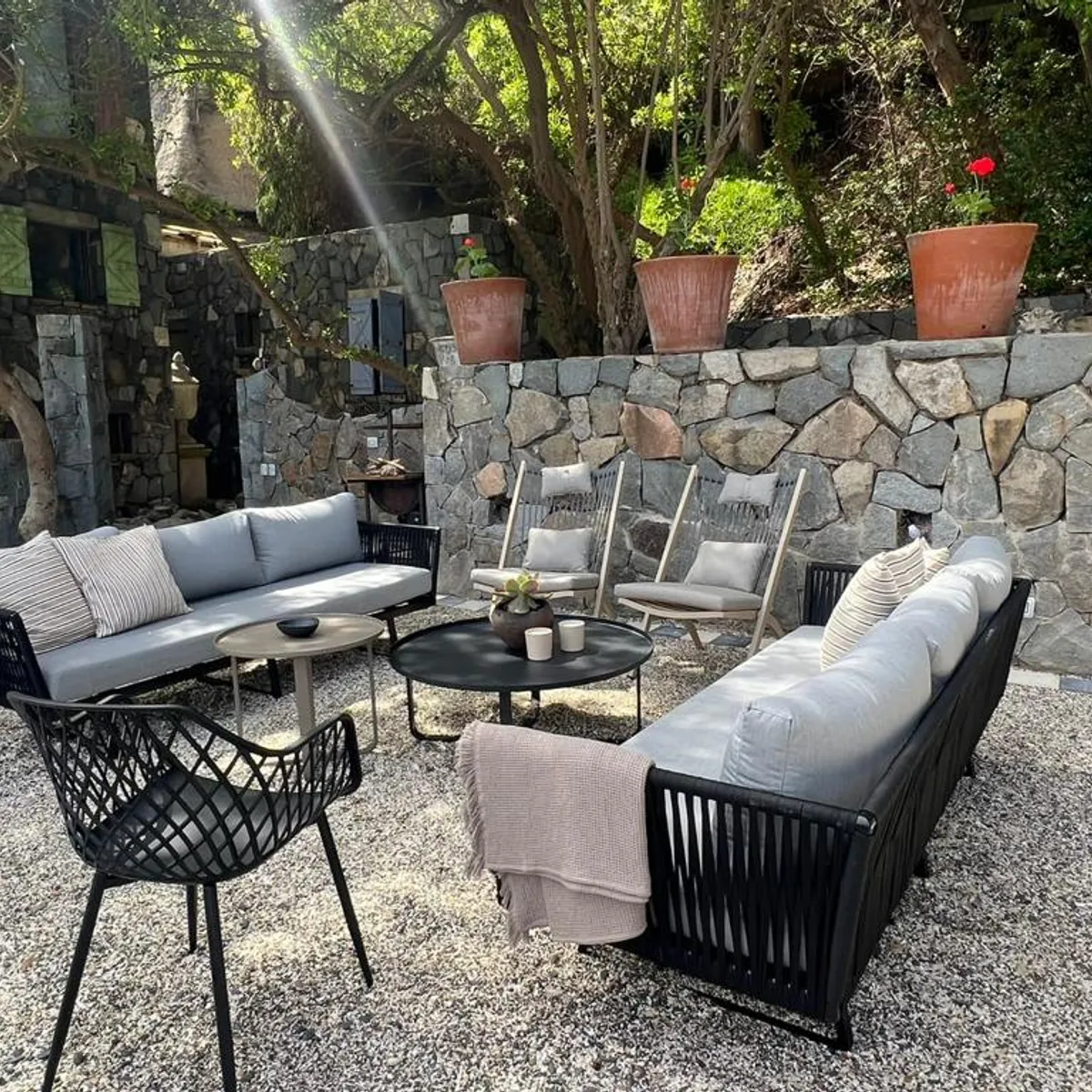 TODO TERRAZA - Silla Lounge para terraza Taupe