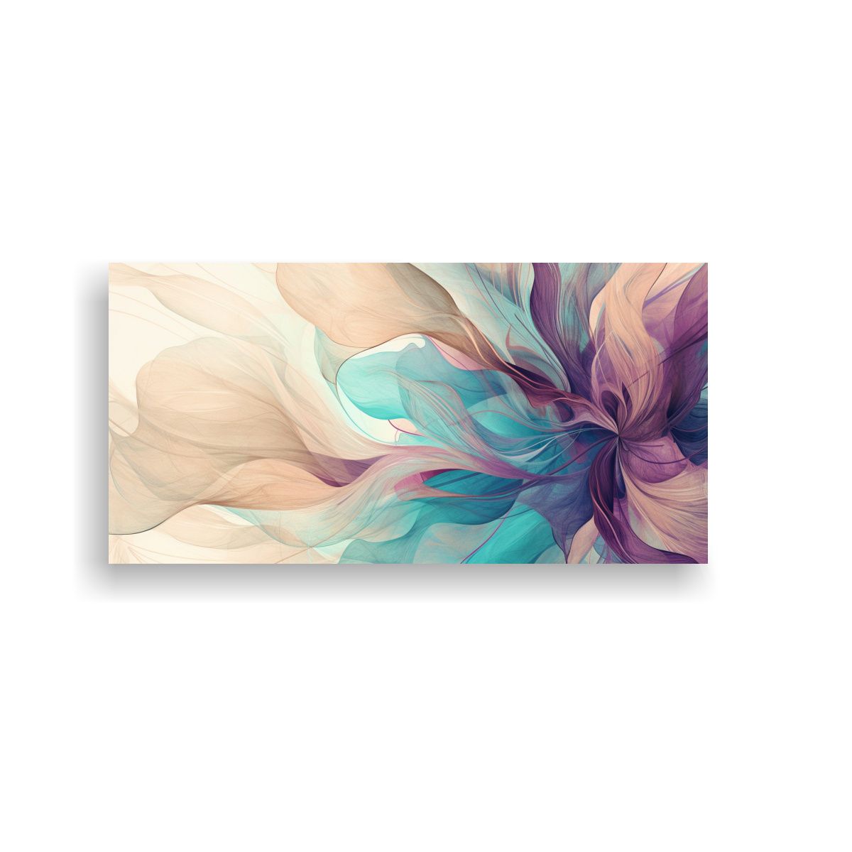 GENERICO - Cuadro Decorativo Abstracto En Lápiz Fantasía 140x70 Cm