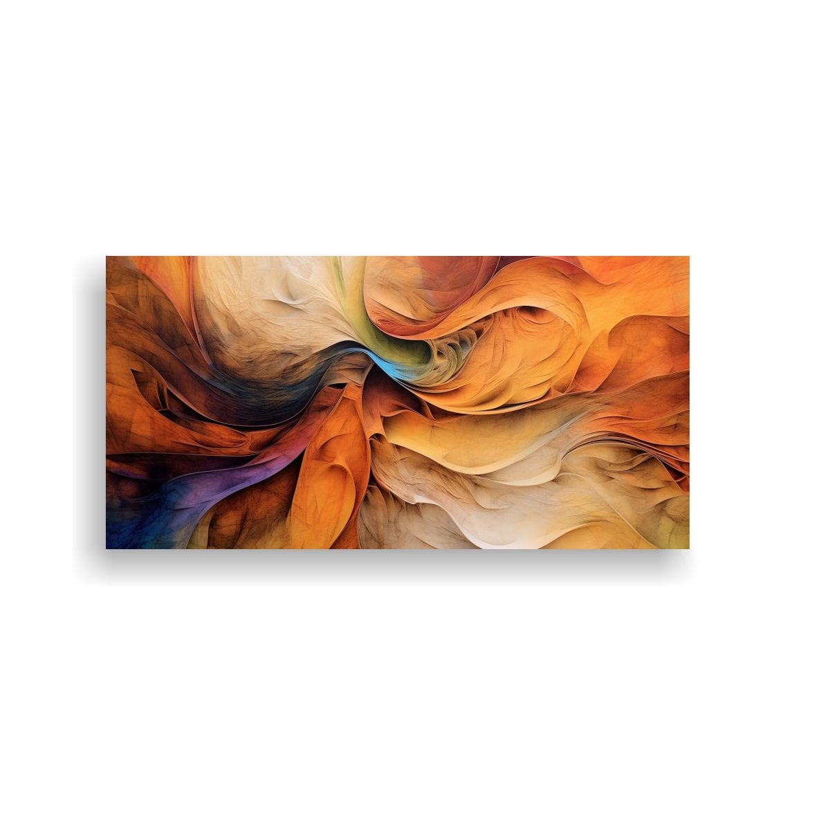 GENERICO - Cuadro Abstracto Multicolor Estrellados Arte 140x70 Cm.