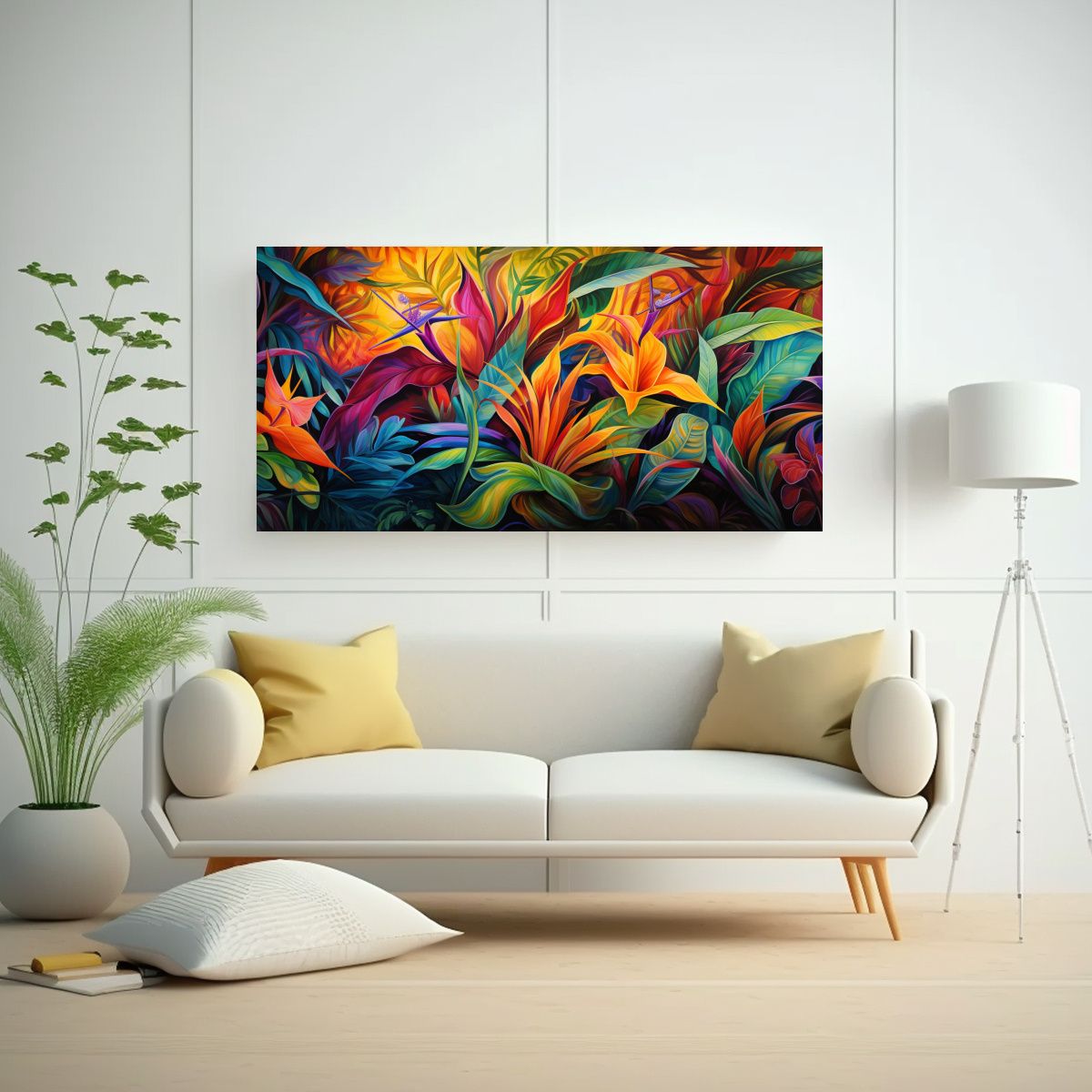 GENERICO - Pinturas Decorativas En Tela De Baño Con 140x70 Cm