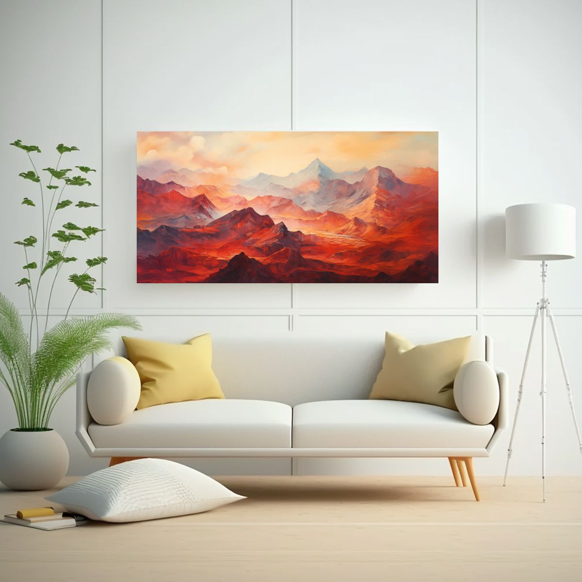 GENERICO - Pinturas Decorativas De Famosas Cumbres Y 120x60 Cm.