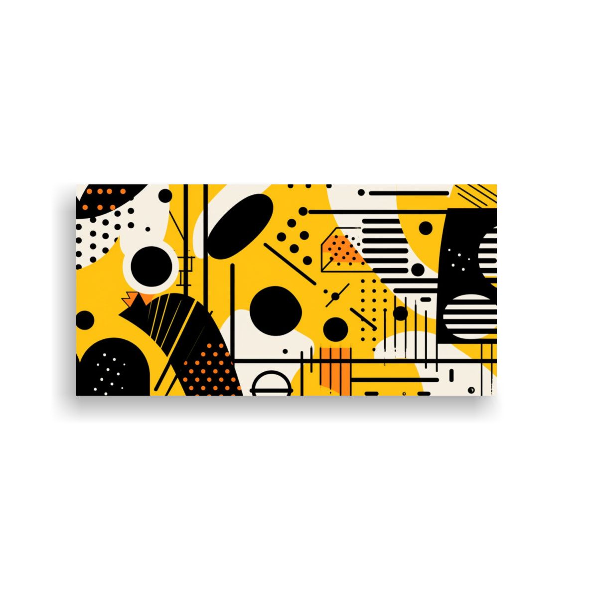 GENERICO - Cuadros Geométricos Modernos Con Vitalidad Y 140x70 Cm