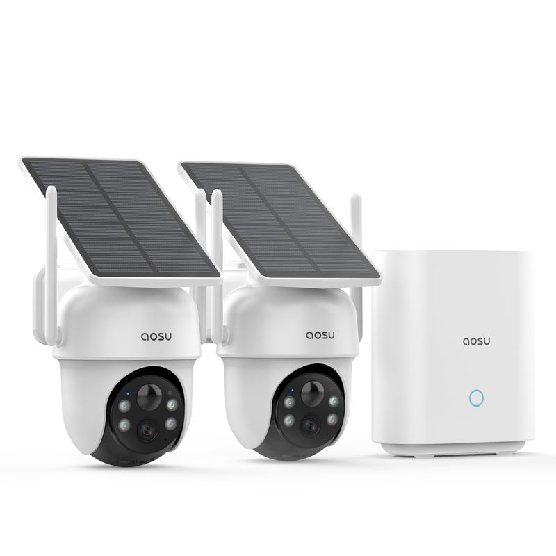 AOSU - Kit 2 cámaras Clásicas Rotatorias D1 2K