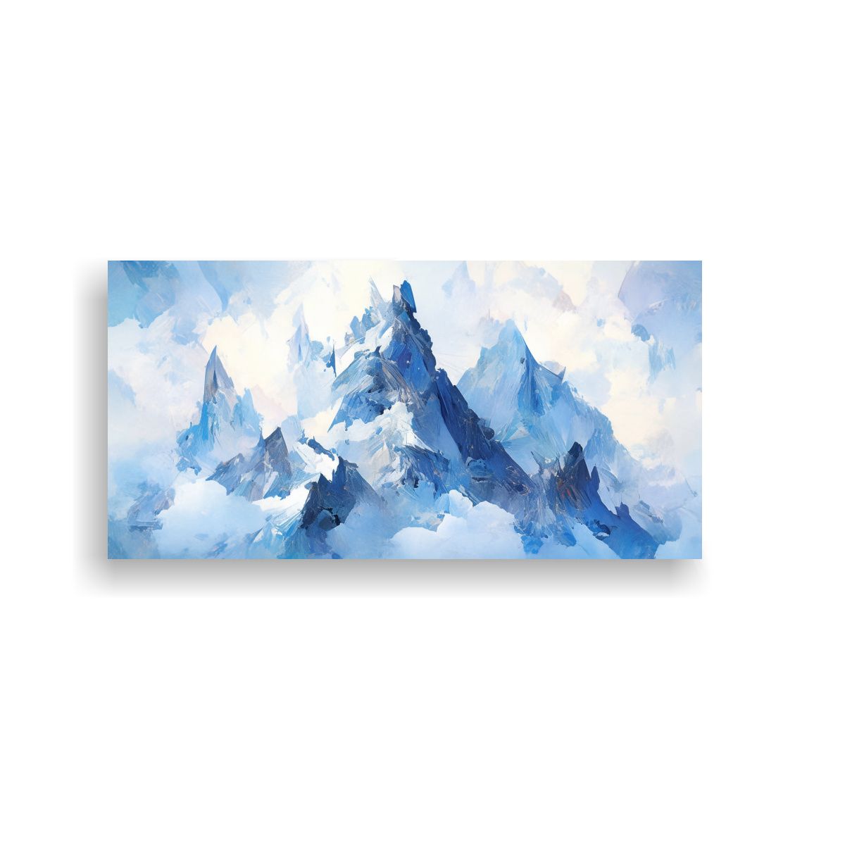 GENERICO - Venta De Lienzo Con Picos Y Cordilleras Famosas 120x60 Cm.