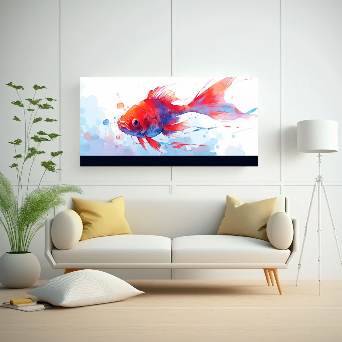 GENERICO - Inspiración Combinación Goldfish En Colores 140x70 Cm.