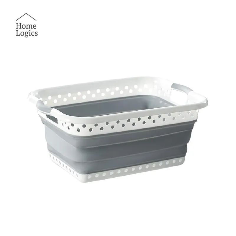 HOME LOGICS - Canasto Cesto Ropa Sucia Plegable Portátil Lavandería