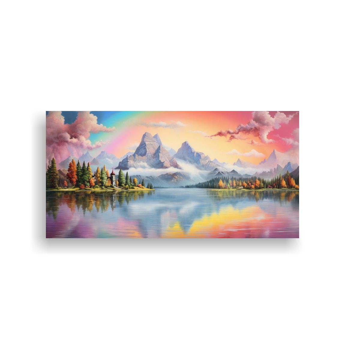 GENERICO - Pinturas Decorativas De Abstracción Y 140x70 Cm