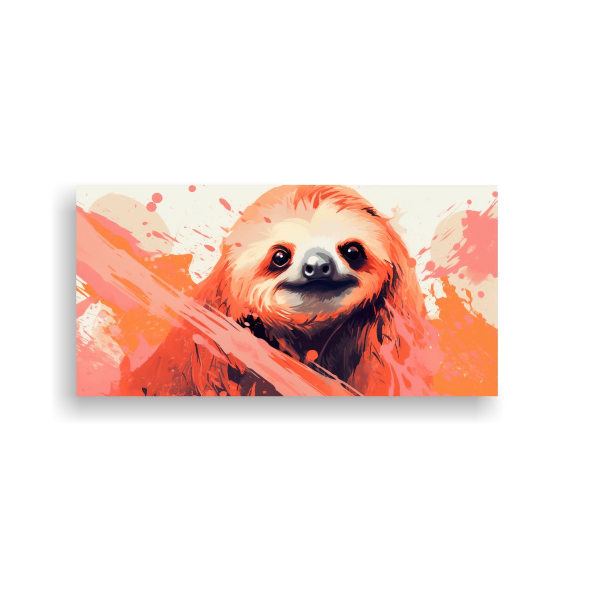 GENERICO - Cuadro Dibujo Luminosidad A Pintura Decorativa 140x70 Cm