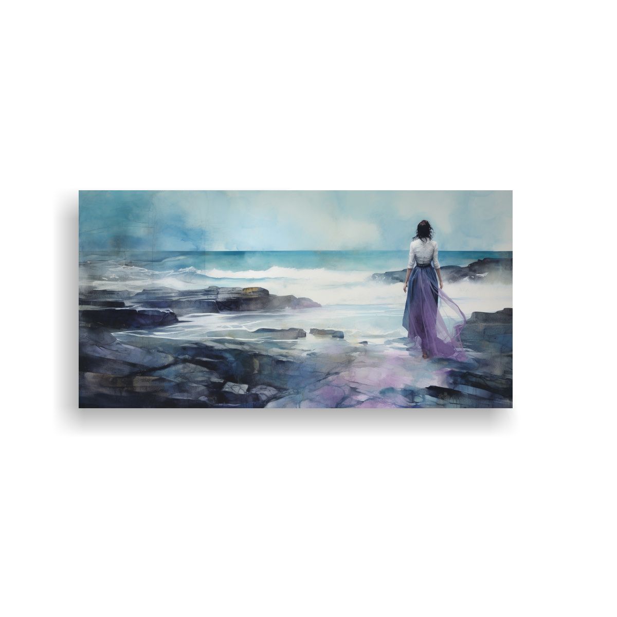 GENERICO - Pintura De Composición De Personalidad Canva En 120x60 Cm