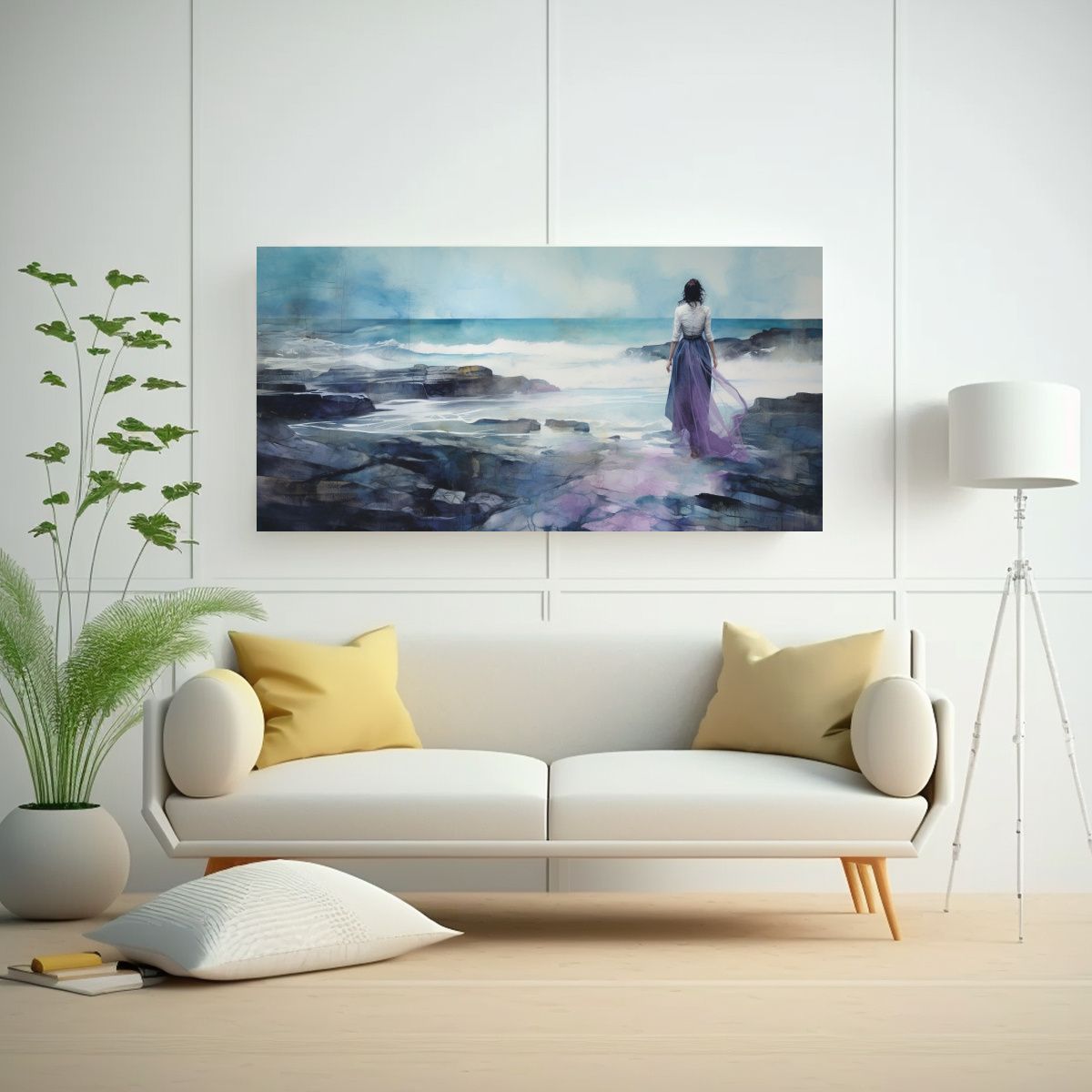 GENERICO - Pintura De Composición De Personalidad Canva En 120x60 Cm