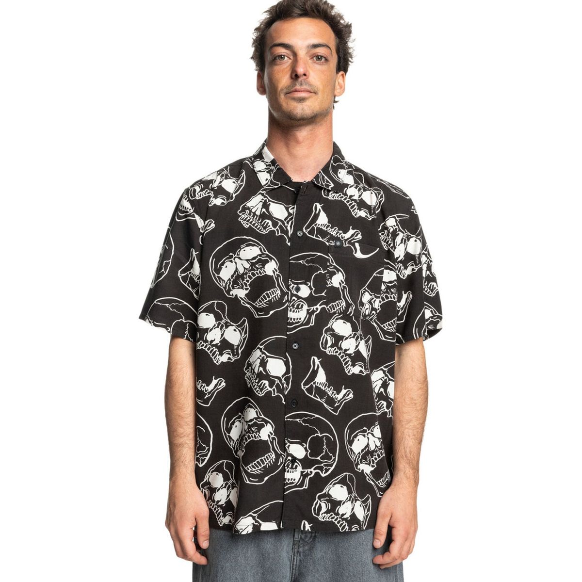 DC SHOES - Camisa Hombre DC Fracture Negro