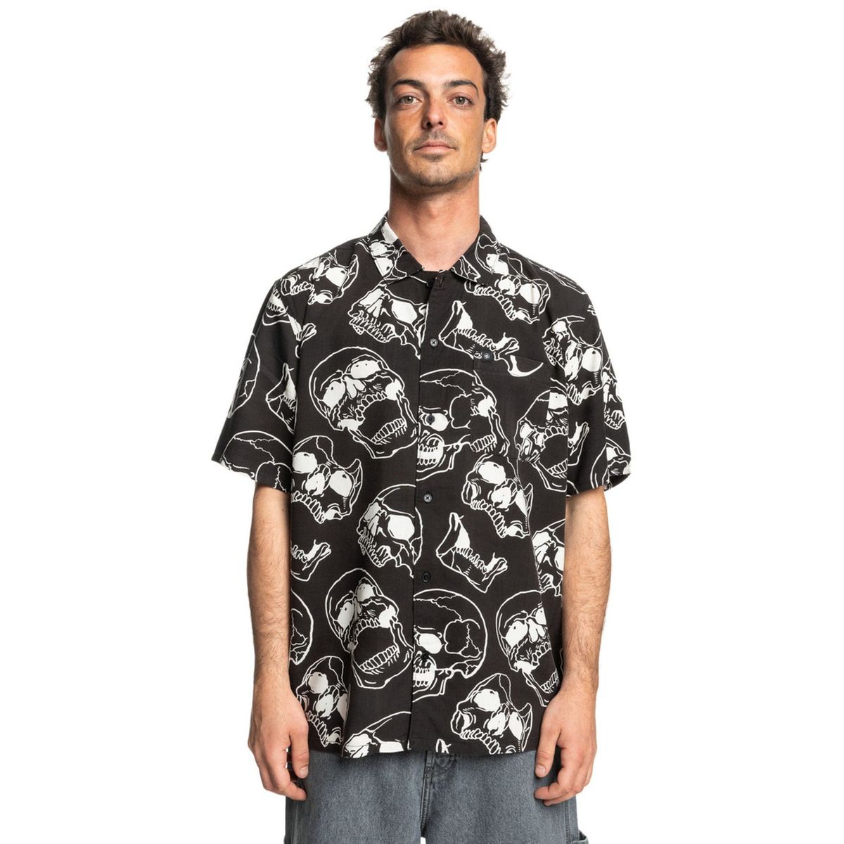 DC SHOES - Camisa Hombre DC Fracture Negro