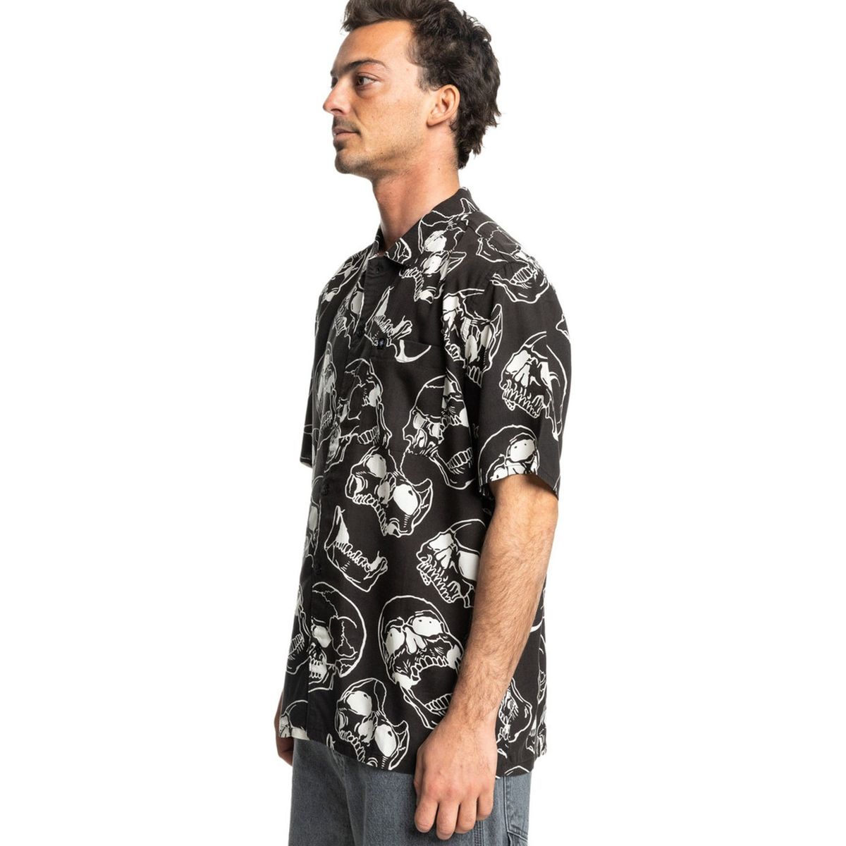 DC SHOES - Camisa Hombre DC Fracture Negro