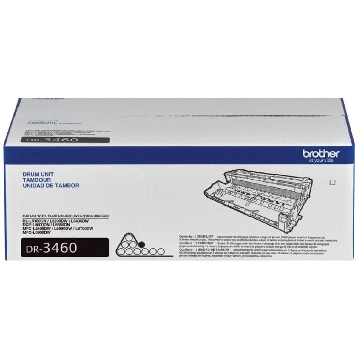 BROTHER - Brother Tambor Dr-3460 Negro L5100dn L5650dn L5900dw L6700dw