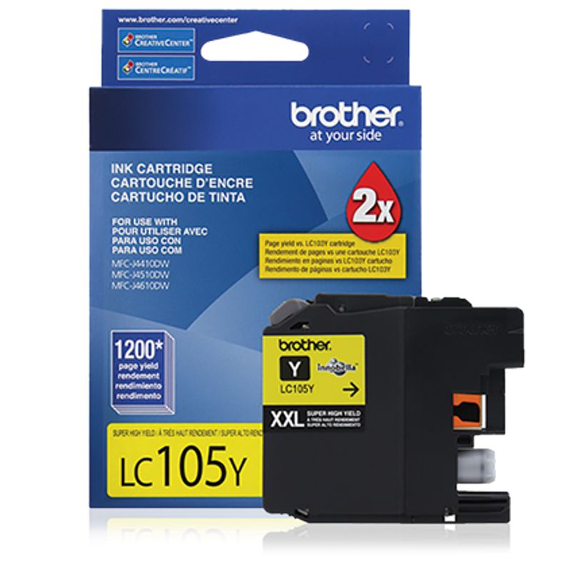 BROTHER - BROTHER Tinta Amarilla LC-105Y