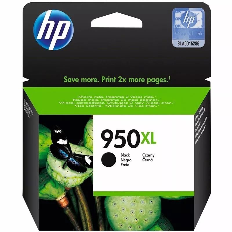 HP - Cartucho De Tinta Hp 950xl Negra Cn045al Nuevos Y Sellados