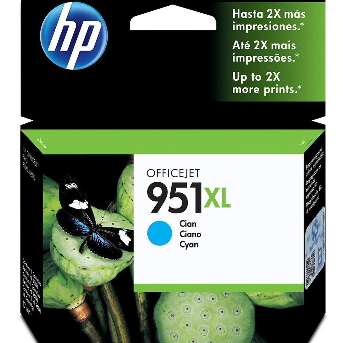 HP - HP Cartucho de Tinta 951XL Cyan CN046AL