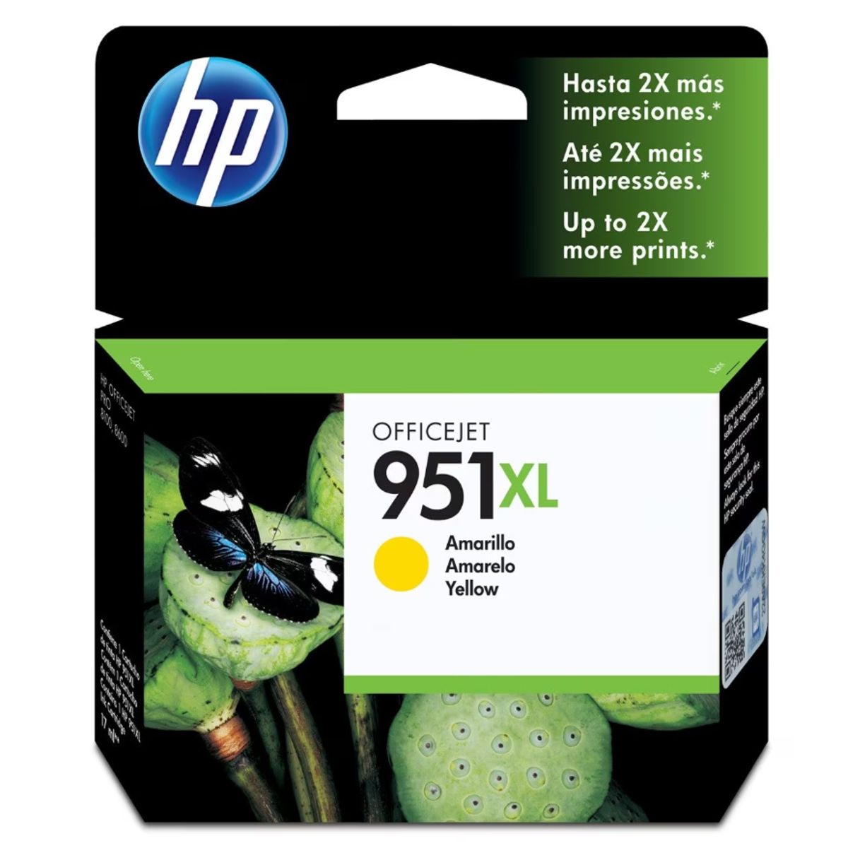 HP - Cartucho De Tinta Hp 951xl Yellow Cn048al Nuevos Y Sellados