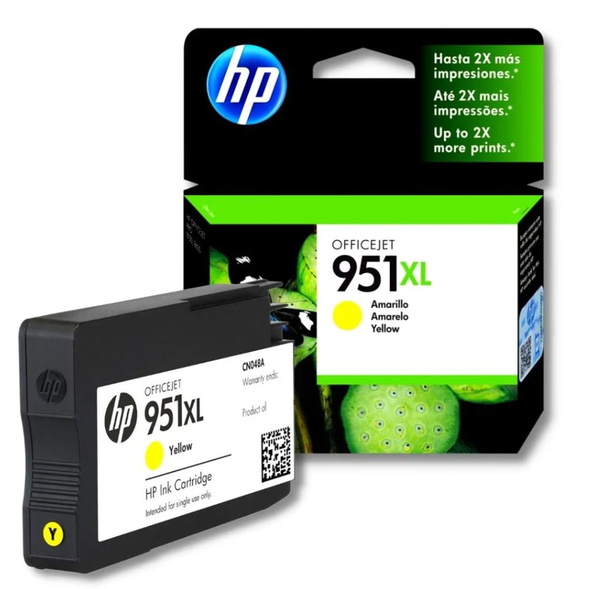 HP - Cartucho De Tinta Hp 951xl Yellow Cn048al Nuevos Y Sellados