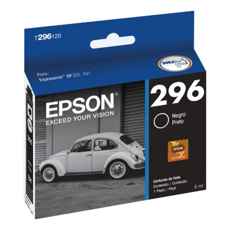EPSON - Cartucho Tinta Epson 296 Negro Original T296120-al