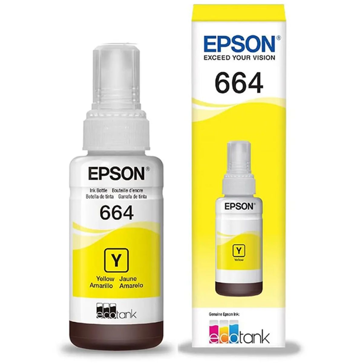 EPSON - Epson Botella Tinta Amarilla T664420