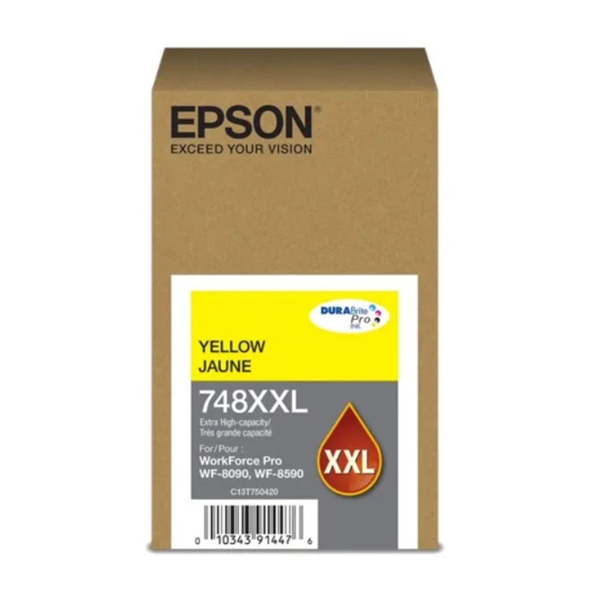 EPSON - Epson Cartuchos De Tinta Amarillo T748420xxl