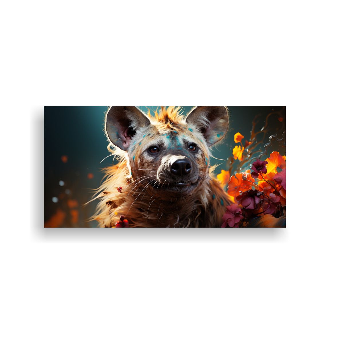 GENERICO - Impreso De Arte Para Cuarto De Hiena En Estilo 120x60 Cm