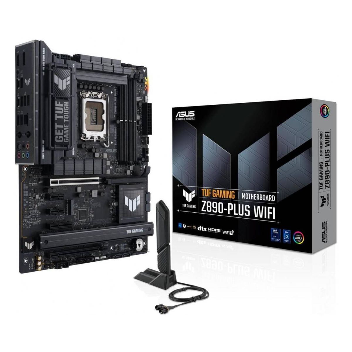 ASUS - Placa Madre ASUS TUF GAMING Z890-PLUS WIFI, LGA 1851, ATX