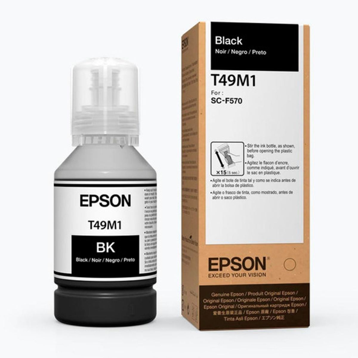 EPSON - Tinta Epson T49m T49m120 Negro Sublimación F170 F570