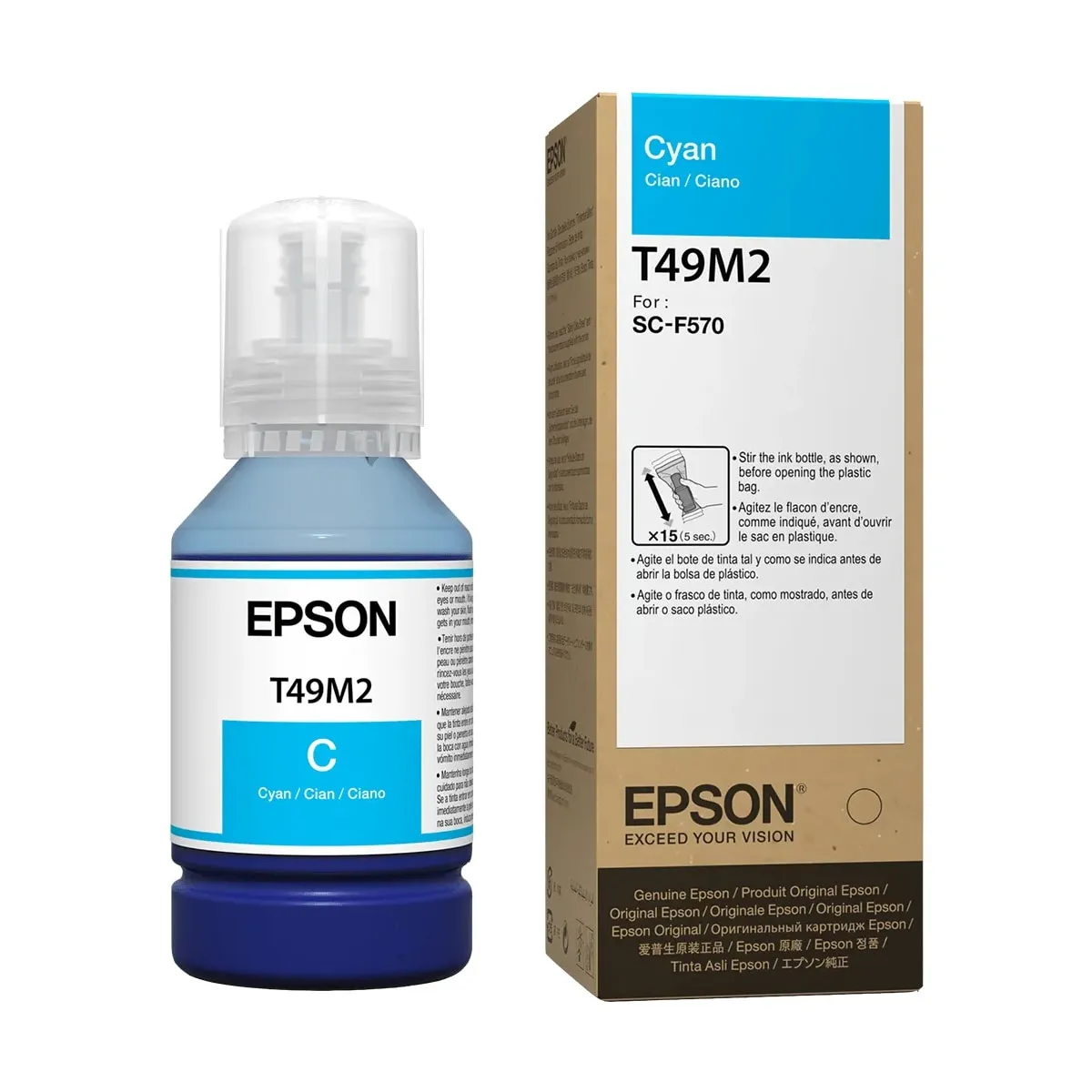 EPSON - Tinta Epson T49m T49M220 Cían Sublimación F170 F570