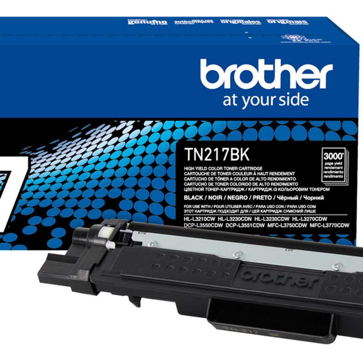 BROTHER - Toner Brother Tn-217bk Negro 2300 Páginas