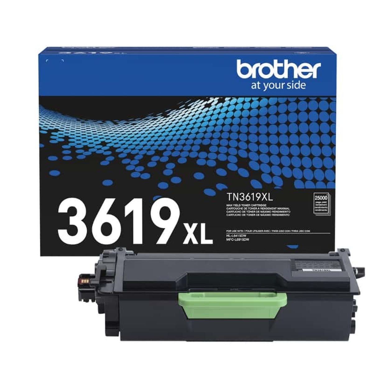 BROTHER - Toner Brother Tn-3619 Ultra Rendimiento 18000 Pag Negro