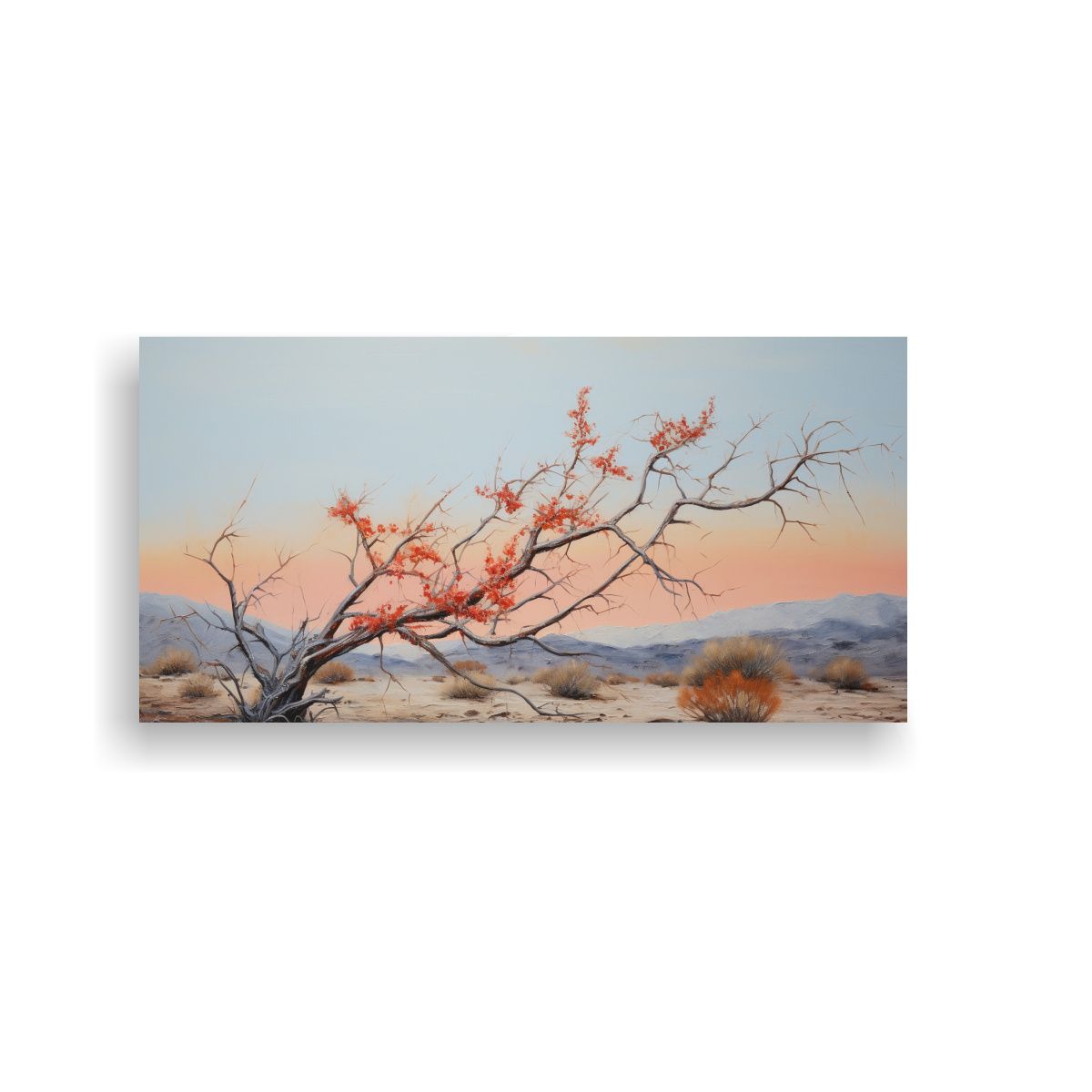 GENERICO - Cuadro Abstracto De árbol De Ocotillo Estilo 140x70 Cm