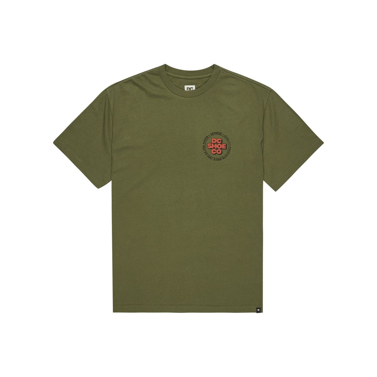 DC SHOES - Polera Hombre Circle Verde DC
