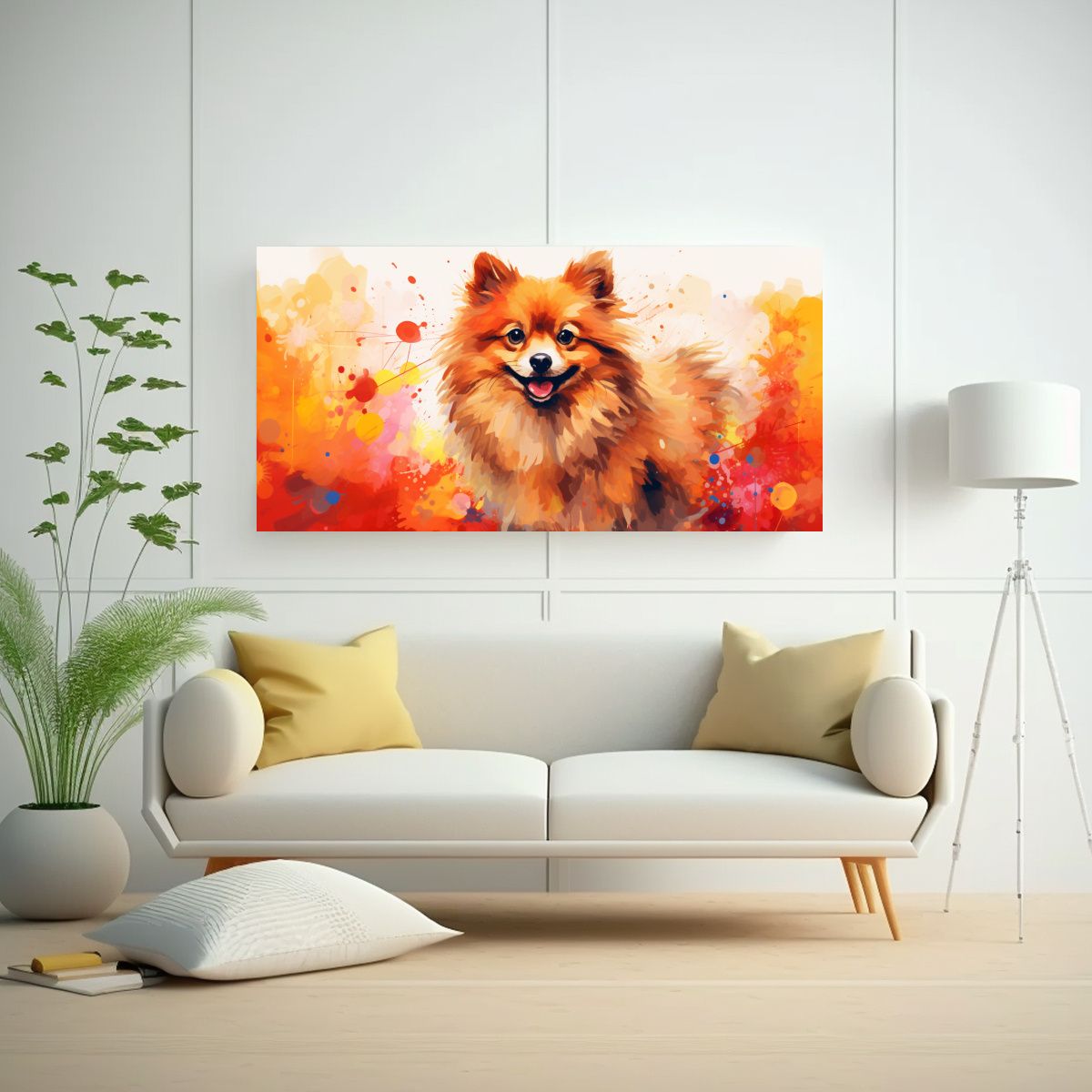 GENERICO - Lienzo De Tela Arte Callejero Moderno Spitz En 120x60 Cm