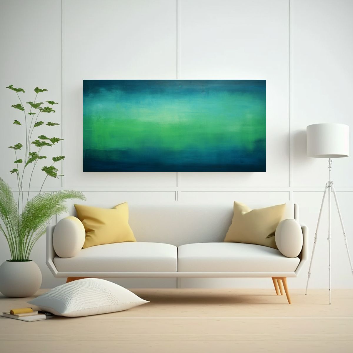 GENERICO - Pintura En Bastidor Surrealista De Mark Rothko 120x60 Cm.