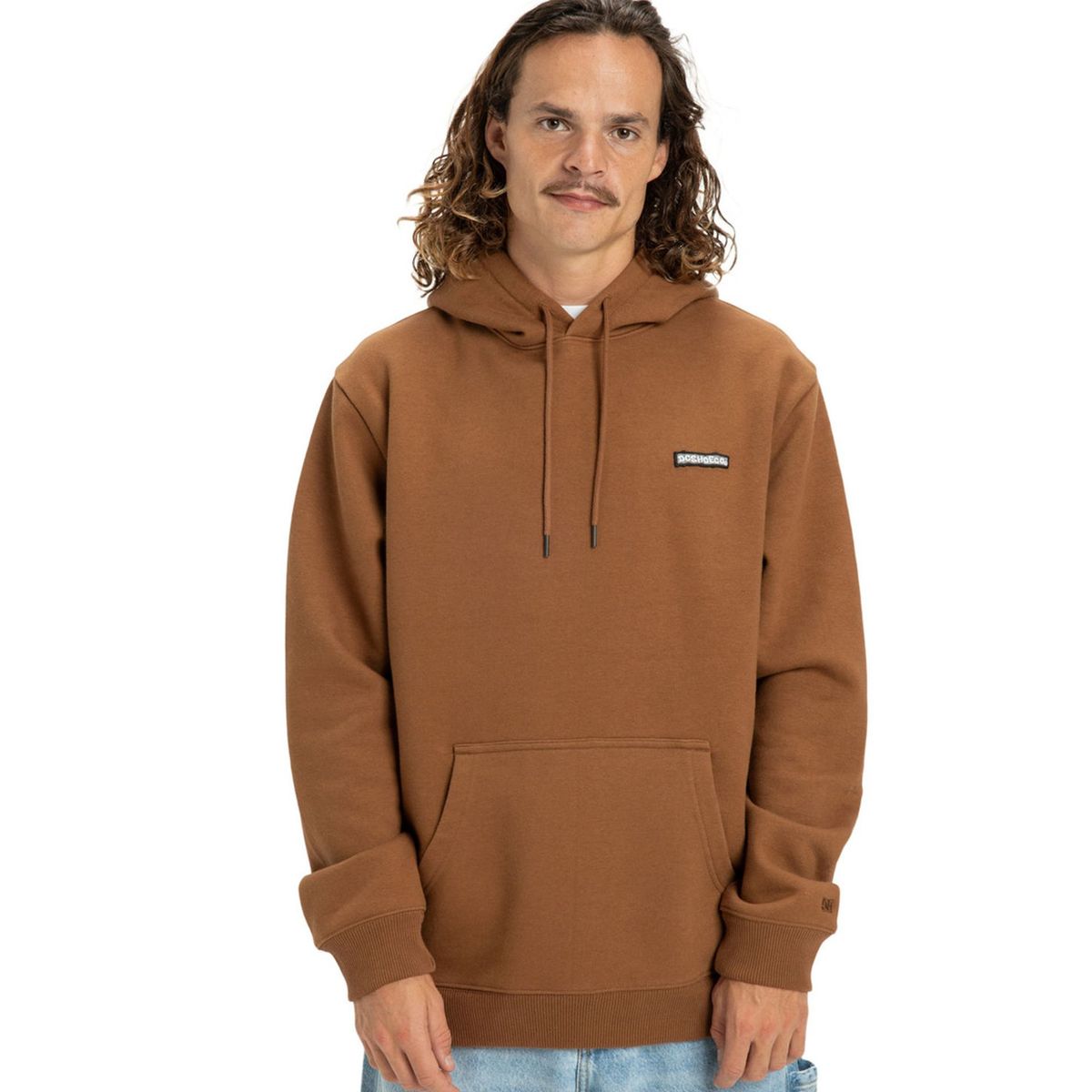 DC SHOES - Polerón Hombre Patch It Café DC