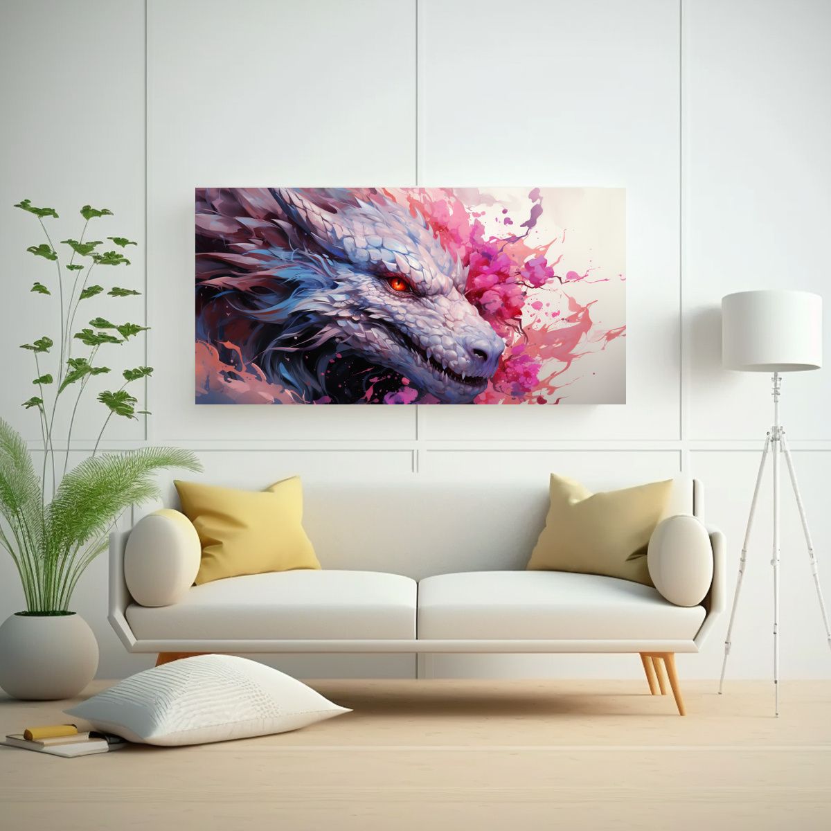 GENERICO - Pintura Decorativa En Tela Canvas Con Profundidad 120x60 Cm