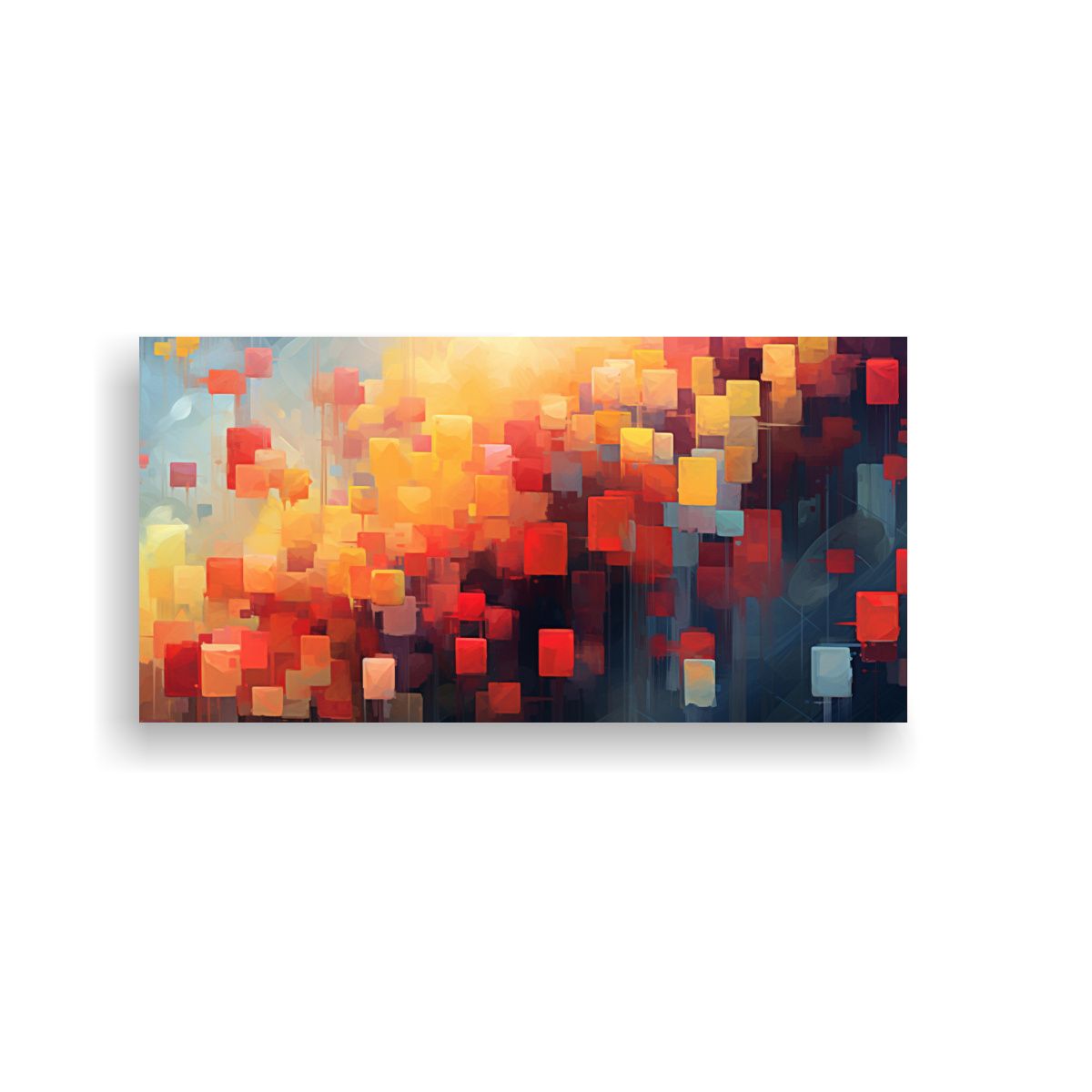 GENERICO - Tela En Bastidor Expresión Impactante De Arte 140x70 Cm