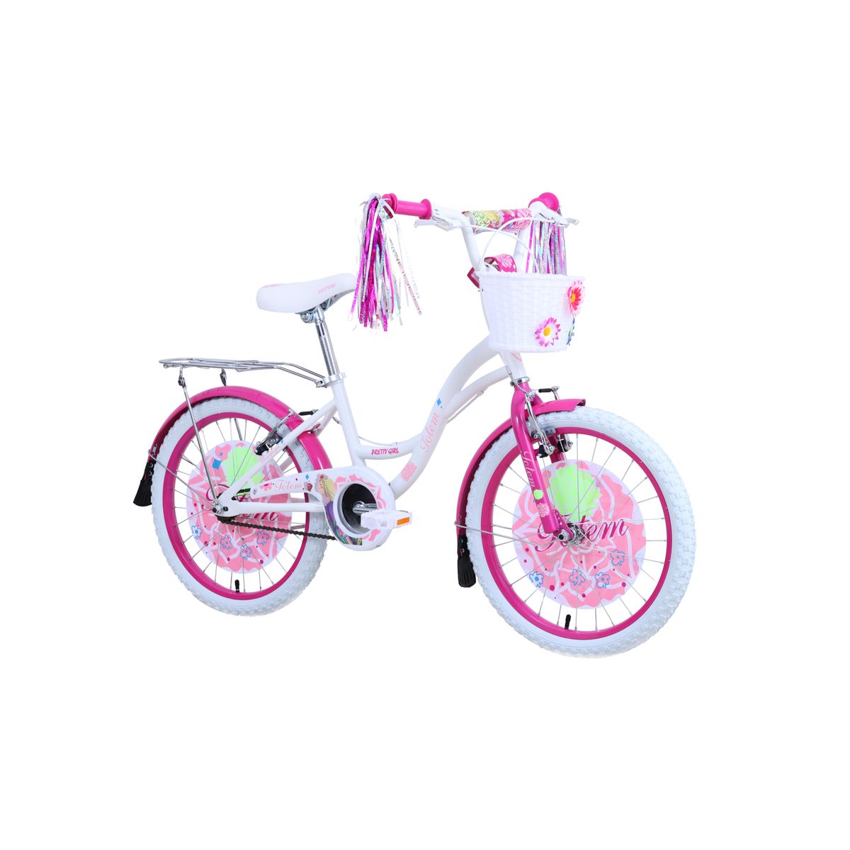 TOTEM - BICICLETA TOTEM INFANTIL ARO 20 PRETTY GIRL BLANCO