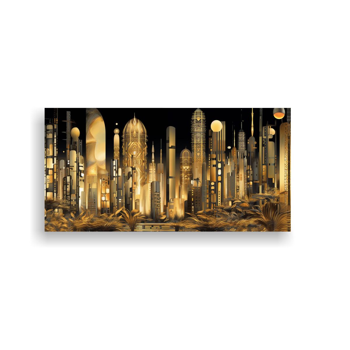 GENERICO - Pinturas Decorativas Abstractas De Paisajes 140x70 Cm