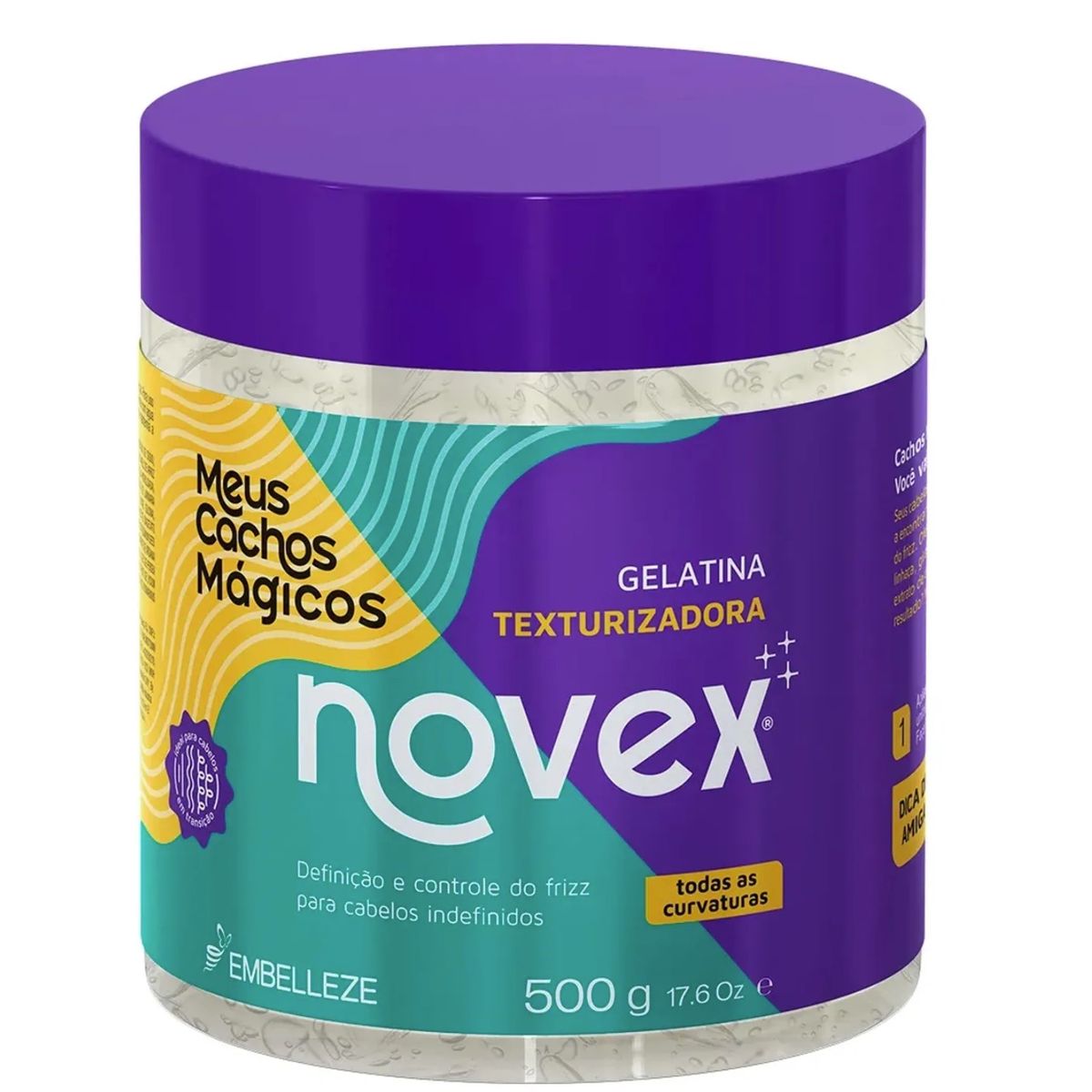 NOVEX - Gel Texturizada Meus Cachos 500g Novex