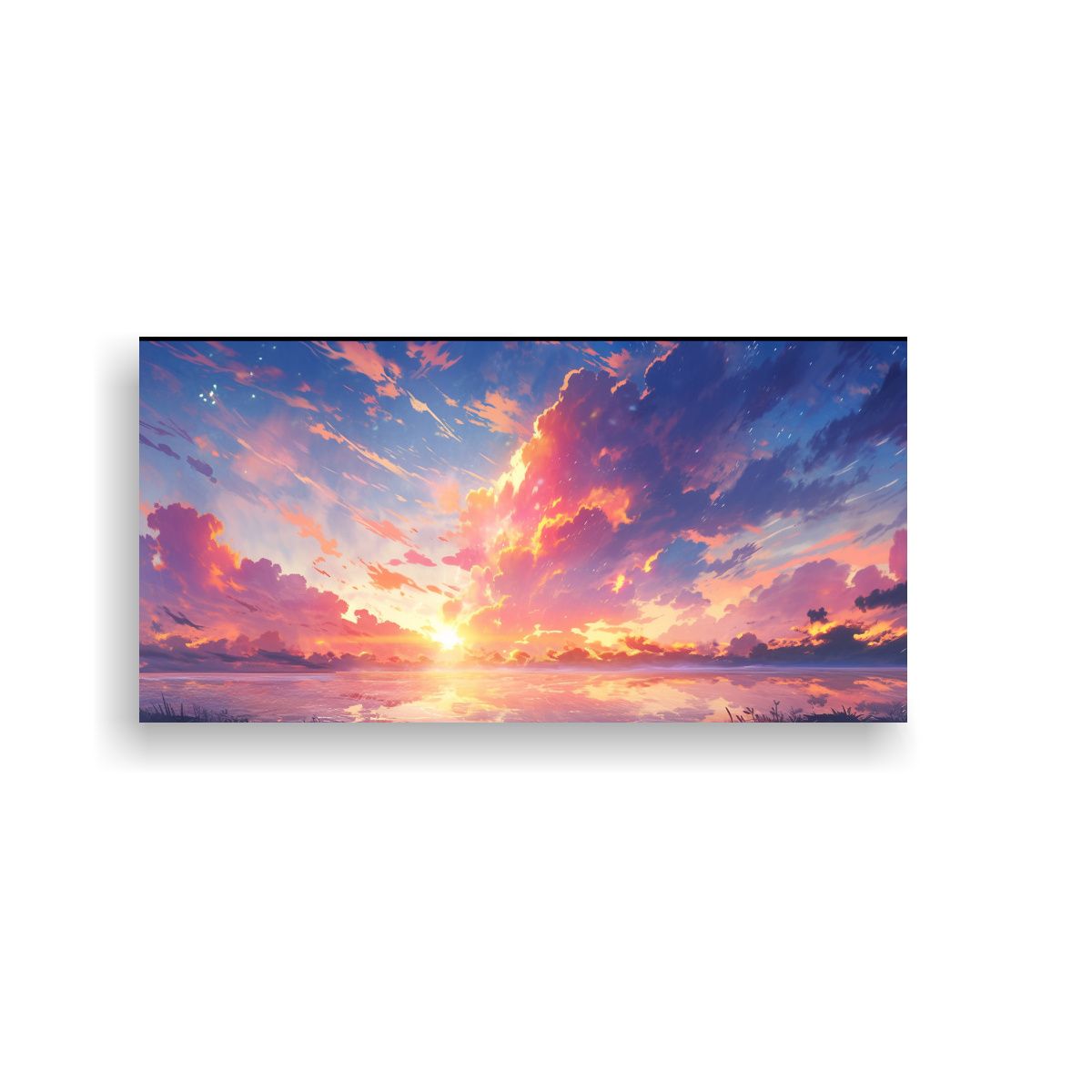 GENERICO - Cuadros Decorativos De Arte Movimiento 140x70 Cm