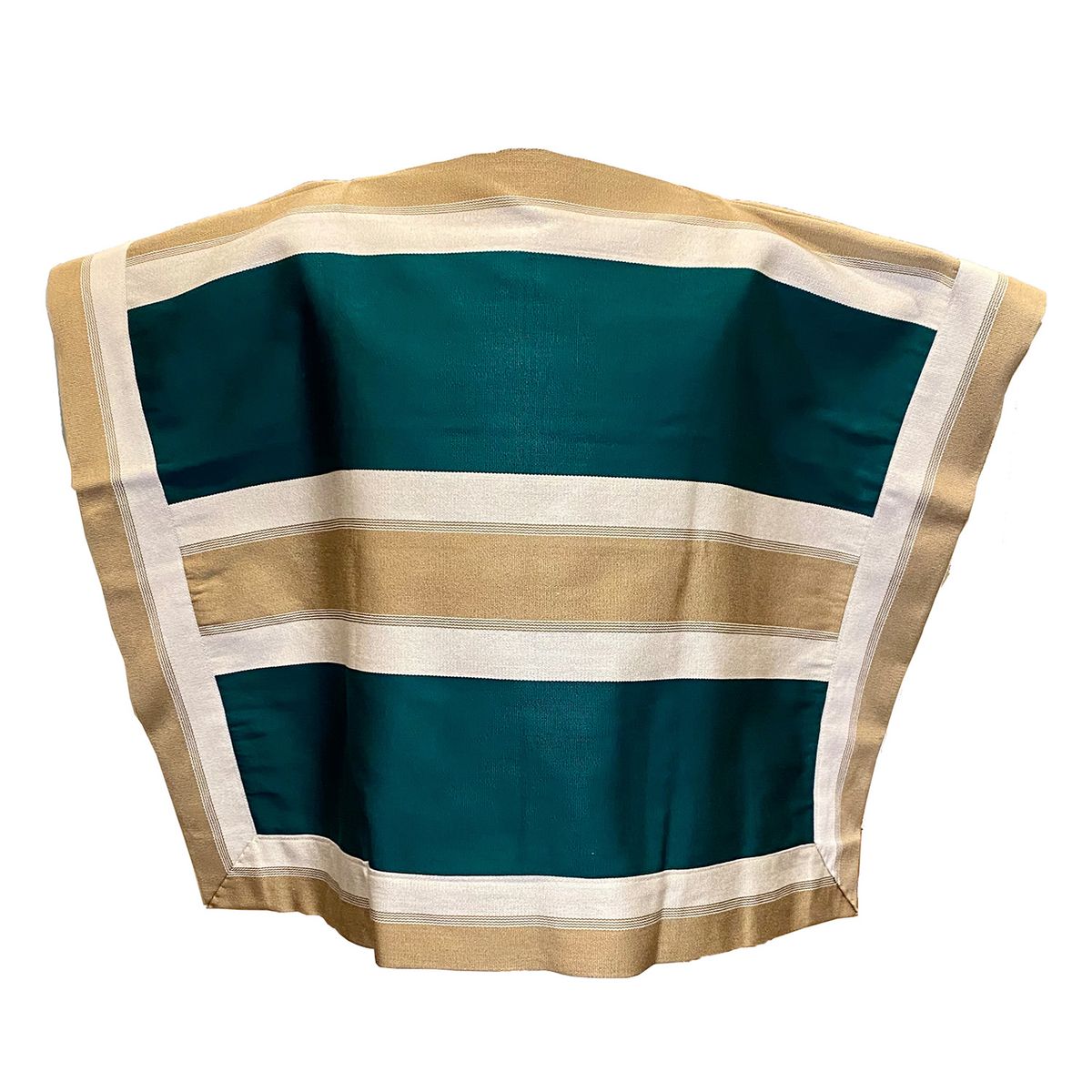 CORRALERO SASTRERIA - Manto huaso Lana nacional telar  beige-verde