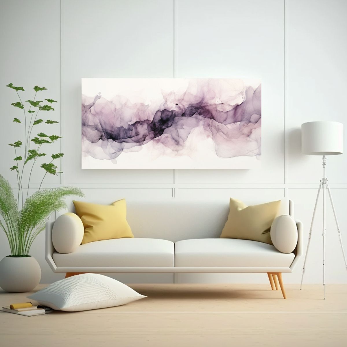 GENERICO - Cuadro Decorativo Moderno En Lienzo Textura 140x70 Cm