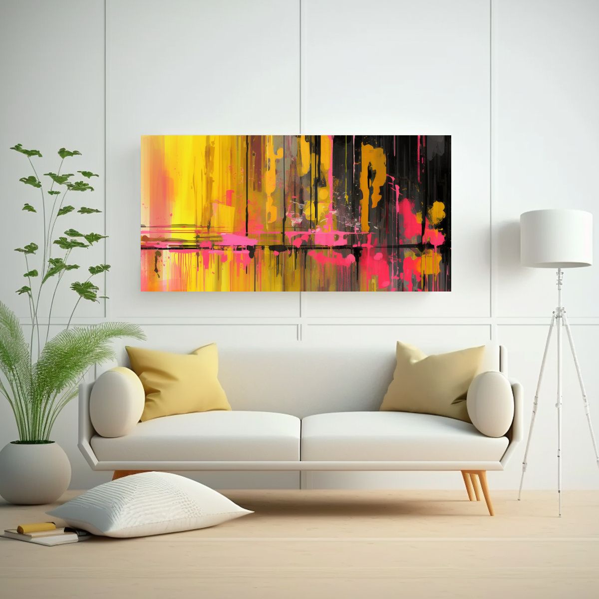 GENERICO - Cuadro Digital Estilo Vintage Para Decoración De 140x70 Cm